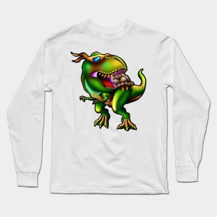 michelangelo dino Long Sleeve T-Shirt